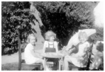 Esther, Helle Kragholm, Grethe og Yvonne 1945.